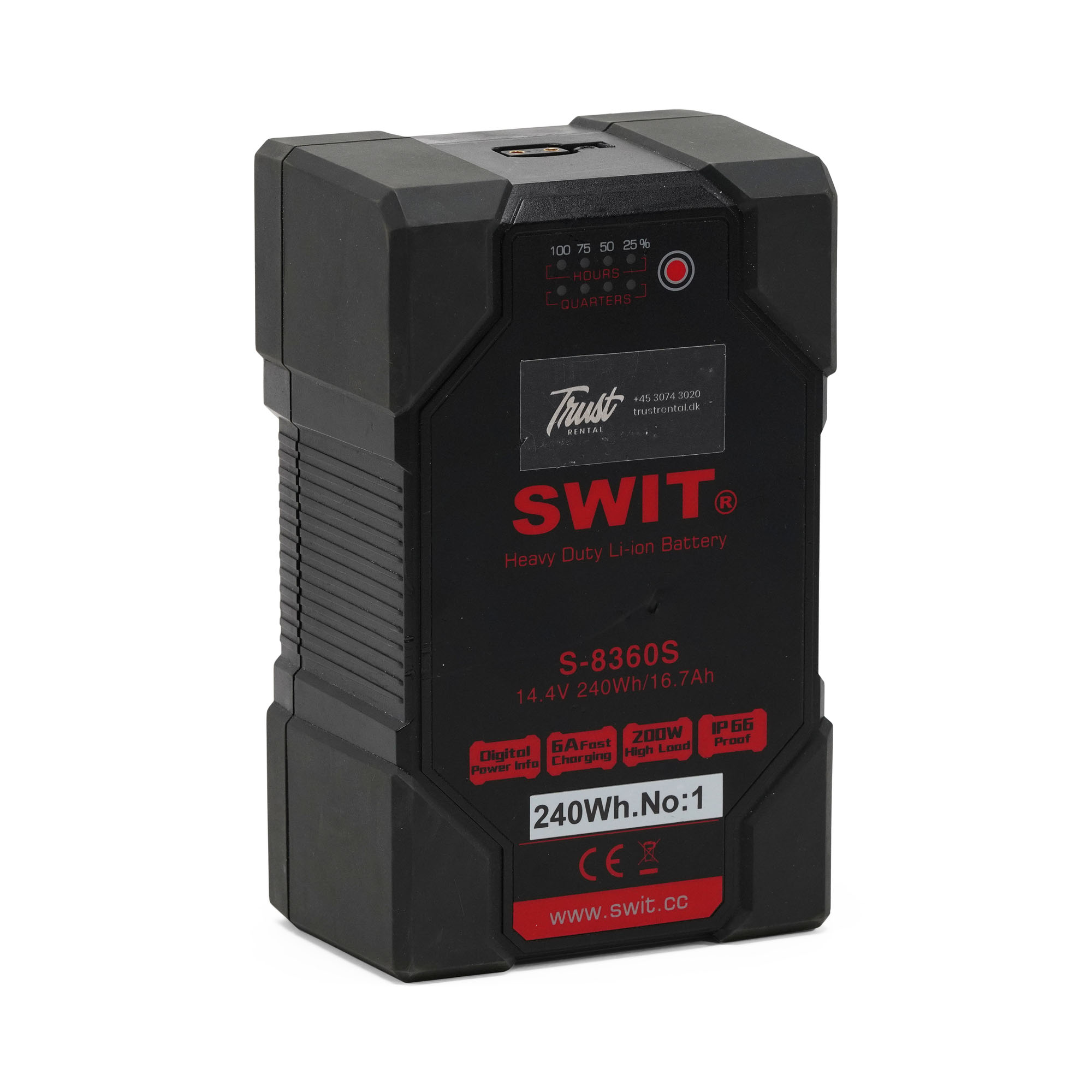 TRUE Smadre Eksempel SWIT V-lock 240Wh (14.4V/16.7Ah) battery - Trust Rental